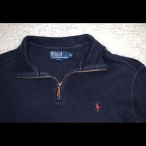 Polo: Men’s Medium Quarter ZIP Sweater